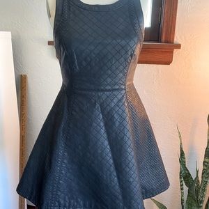 2P topshop mini leather dress